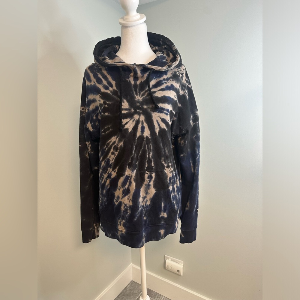 BARRY’S  Tie Dye Hoodie Sweatshirt Unisex 100% Cotton Size Small